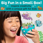 Creativity for Kids Mini Garden: Axolotl Terrarium - STEM Science Kit for Kids, Axolotl Arts and Crafts for Kids, Kids Gifts | Spring Gifts & DIY Girls Toys (Ages 6+)