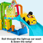 Fisher-Price Little People Toddler Playset Light-Up Learning Garage with Smart Stages Plus Toy Car and Ramp for Ages 1+ Years
