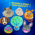 Dan&Darci Kids Sea Shell Painting Kit - Arts & Crafts Gifts for Boys and Girls - Craft Activities Kits - Creative Art Activity Gift Toys for Age 6, 7, 8, 9, 10, 11 & 12 Year Old 8-12