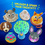 Dan&Darci Kids Sea Shell Painting Kit - Arts & Crafts for Kids - Gifts for Boys and Girls Ages 6-8, 8-12 - Craft Activities Kits - Creative Art Activity Gift Toys for Age 6 7 8 9 10 11 12 Year Old