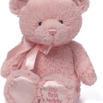 Baby GUND My First Teddy Bear, Ultra Soft Animal Plush Toy for Babies and Newborns, Pink, 10”