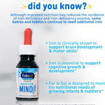 Enfamil Fer-In-Sol Iron Supplement Drops for Infants & Toddlers, Supports Brain Development, 50 mL Dropper Bottle