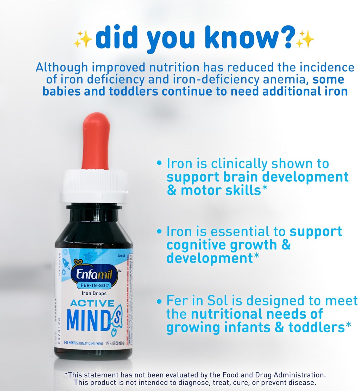 Fer In Sol Dropper Enfamil Fer-In-Sol Iron Supplement Drops for Infants & - Baby Care ...