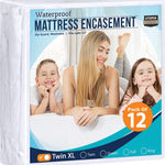 Utopia Bedding Zippered Mattress Encasement Queen, 100% Waterproof Bed Bug and Dust Mite Proof Mattress Protector, Absorbent Six-Sided Mattress Cover