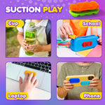 LESONG Fidget Sensory Toys for Kids: Layered Bristle Textured Toys with Suction Cup for Autism Kids - Sensory Items for Desk Classroom - Fidgets for Easter Basket Fillers Egg Stuffers