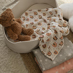 Soarwg Kids Baby Blanket Unisex Newborn, Super Soft Nursery Minky Blankets with Muslin Cotton for Boys Girls, Toddler Baby Nursery Bed Blanket Shower Gifts, 30 x 40 Inch