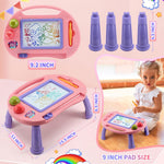 Toddler Toys,Toys for 1-2 Year Old Girls,Magnetic Drawing Doodle Board for Kids Toys,Educational Learning Baby Toys for 18 Months 1 2 3 Year Old Girl Boy Birthday Easter Gifts,Arts and Crafts Toys