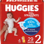 Huggies Size Newborn Diapers, Little Snugglers Baby Diapers, Size Newborn (up to 10 lbs), 31 Count, Packaging May Vary