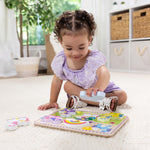 Melissa & Doug Wooden 6-Piece Unicorn and Rainbow Chunky Puzzle for Toddler Boys and Girls 2+