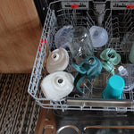 Willow - Glass Breastmilk Pitcher - Dishwasher Safe - 32oz Capacity - Wide Mouth Jar for Easy Transfer & Cleaning - Easy Pour Spout into Bottles or Breast Milk Storage Bags - Breastfeeding Essentials