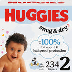 Huggies Size 3 Diapers, Snug & Dry Baby Diapers, Size 3 (16-28 lbs), 34 Count, Packaging May Vary