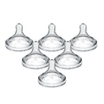 Dr. Brown’s Natural Flow® Level 4 Wide-Neck Baby Bottle Silicone Nipple, Fast Flow, 9m+, 100% Silicone Bottle Nipple, 6 Pack