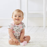 Gerber baby girls 5-pack Variety Onesies Bodysuits girl bodysuits, Elephants/Flowers, 0-3 Months US