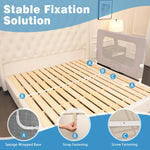 DEALNASTAR Bed Rail for Toddlers,Foldable Baby Bed Rail-47in/120cm Height Adjustable Safety Guard for Kids, Universal Fit Twin/Full/King/Queen Beds.