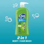 Dial Kids all in one hair, body wash and bubble bath, Tear free and gentle on skin, Melon Scent, 32 fl oz