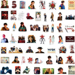 50pcs Stranger Movie Season 5 TV Stickers for Kids Teens Girls Adult, Waterproof Vinyl Things Movie Decal for Water Bottle Skateboard Guitar Travel Case Bike Laptopr (st)