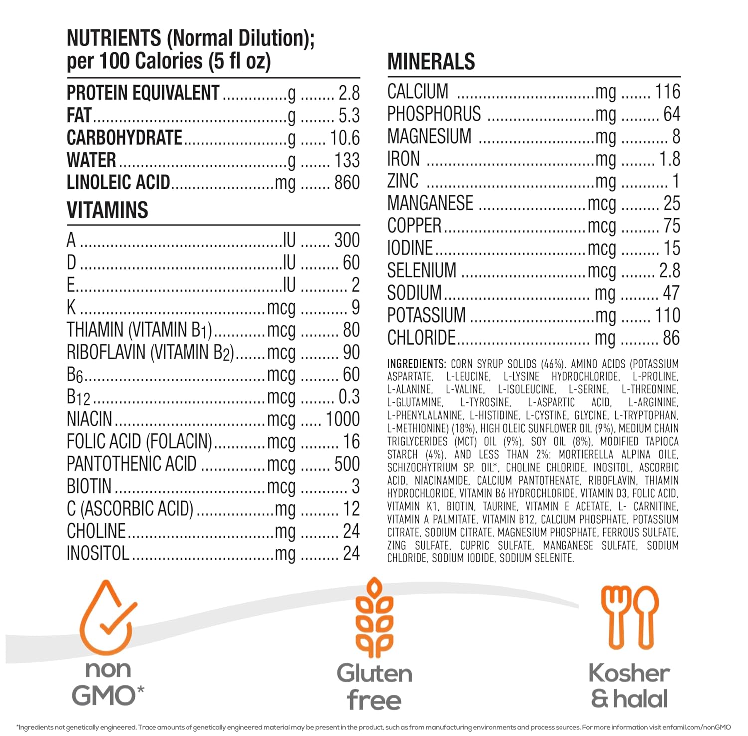 PurAmino Hypoallergenic Infant Drink, for Severe Food Allergies, Omega-3 DHA, Iron, Immune Support, Powder Can, 14.1 Oz (4 Count)