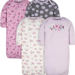Gerber Baby Boy and Girls 4-Pack Sleeper Gown