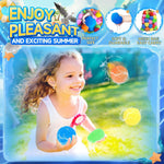 60 Pcs Reusable Water Balls, Reusable Water Balloons for Outdoor Toys and Games, Water Toys for Kids and Adults Boys and Girls - Summer Balls for Pool and Backyard Fun