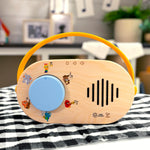 Baby Einstein + Hape Discovery Radio Toy Radio with Music & Lights, Ages 6 Months+