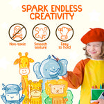 TinyGeeks Jumbo Crayons (18 Colors) – Non-Toxic, Washable Crayons for Toddlers and Kids (Ages 1-8) – Easy-to-Hold - Ideal for Travel, Art, and Learning