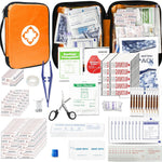 Travel-First Aid-Kit Car-Home 300PCS Survival-Kit Outdoor-Adventure - Small Portable Red Emergency Essential Sets Office Hiking Camping Business Public Must Have First Aid Gear Equipment 1st Aid