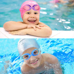 EWPJDK Kids Swim Goggles - 2 Pack Swimming Goggles Anti Fog Anti-UV No Leaking For Children Teens Boys & Girls Age 3-15 (Purple & Blue)