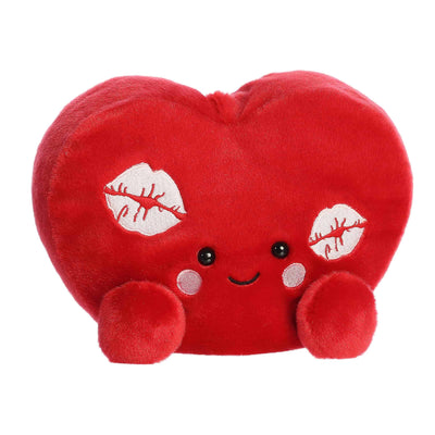 Aurora Adorable Palm Pals Party Sized Kimi Kisses Heart Stuffed Animal - Fun Seasonal Plush For Kids and Adult Collectors - Perfect for Decorating Rooms and Valentine's Day - Red 8 Inches