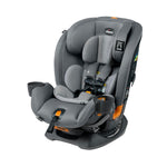 Chicco OneFit ClearTex All-in-One Car Seat, Slim Design, Rear-Facing Seat for Infants 5-40 lbs., Forward-Facing 25-65 lbs., Booster 40-100 lbs., Convertible Car Seat | Slate/Grey