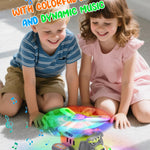 Gofimyee Tiger Style Kids Airplane Toy – Electric Helicopter Toy with Lights & Sounds, 360° Spinning Propeller, Bump-and-Go Action – Light-Up Toy for Toddlers Ages 3-7, Boys & Girls Birthday Gift