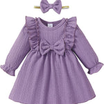 Mioglrie Baby Girl Dress Toddler Girls' Dresses 3 6 9 12 18 24 Months 2t 3t Girls Clothes Fall Winter Outfits