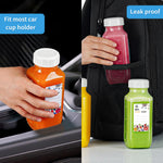 8 Pack 16 Oz Reusable Glass Milk Bottles w 100% Airtight Heavy Duty SCREW Lid & 2 Pour Spouts - Glass Juice Bottles w Capacity Mark - Beverage Drinking Jar Juice Container Breast Milk(Extra 2 Lids)