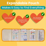 Travel First Aid Kit for Kids - Mini First Aid Kit for Car, Purse, Backpack, or Diaper Bag - 75 Piece Travel Medicine Kit Includes All Essential Medical Supplies - TSA-Approved (Kid Joy)