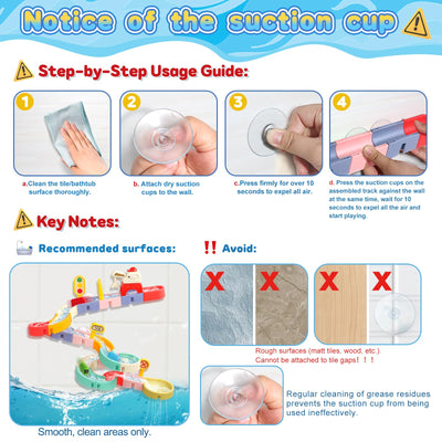 Fajiabao Kids Bath Toys for Kids Ages 4-8 3-5 with Magnetic Car Bath Toys Mold Free & DIY Slides Tracks Bathtub Shower Toys Birthday Gifts for Toddlers 2-4 5 6 7 8 Year Old Boys Girls (38 PCS)