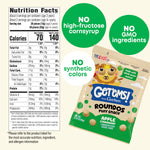 Get'ems! from Gerber Apple Cinnamon Roundos Puffs Snacks, Kids Snack Made with Whole Grain Quinoa, Calcium to Support Strong Bones - 5 pack