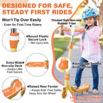 Kick Scooter for Kids 3-7 Age - 3 Wheel LED Light Up Toddler Scooter, Easy Steering, Adjustable Height, Anti-Slip Deck, Stable Design, Indoor Outdoor for Girls Boys 3-5, 5-7 Up to 100 Lbs