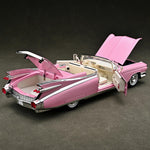 RZAPE Toy Car Models 1/24 Diecast Cars Eldorado Metal Model Cars Carros De Coleccion,Model Car Kits for Adults and Boys,Pull Back Car with Lights and Sounds,Toy Cars for Boys Age 4-7（Pink）