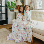 Copper Pearl Jumbo Premium Knit 3 Layer Stretchy Throw Blanket Disney Princess
