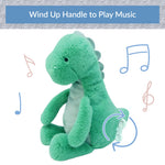 Carter’s Waggy Musical Dino Stuffed Animal Plush Toy, 9 Inches