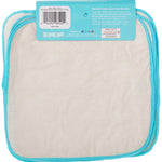 Bumkins Reusable Flannel Baby Wipes, 12 Count, Natural