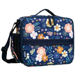 Wildkin Kids ECO rPET Insulated Lunch Box – Keeps Food Hot or Cold, Easy-Clean Lining, Mesh Pockets & BPA-Free – Boys & Girls, Ideal for School, Travel & Daycare – Wildflower Bloom