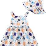 Newborn Infant Baby Girl Dress Toddler Girl Clothes Halter Backless Sleeveless Flower Sundress Summer Dresses for Girl