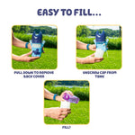 BLUEY NO Spill Musical Bubble Machine | Bubble Toy for Baby, Toddlers and Kids | Amazon Toys Exclusive with 16 oz of Extra Bubble Solution (Bubble Solution Bottle Colors Will Vary)