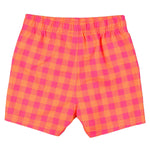 RUGGEDBUTTS Boys Classic Gingham Swim Trunks - UPF 50+ Sun Protection Fashion Swim Trunks