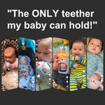 Smily Mia Baby Teething Toys for 0-6Months, Teethers for Babies 3-6Months | Penguin Teether | Hand Teether |Teething Mittens for Teething Relief, Baby Pacifier |Teething Pacifiers for Baby, Light Blue