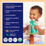 Cerebelly Organic Baby Food Pouches, Veggie & Bone Broth Purees, 16 Nutrients, No Added Sugar, Non-GMO, Toddler Snacks, 6 Flavors, 4oz, 8 Pack