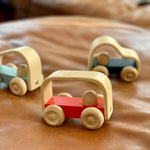 PlanToys® Vroom Truck Wooden Push Toy for Toddlers | Eco-Friendly Toddler Push Car for Indoor Play | Montessori Fine Motor Learning Toys for Kids