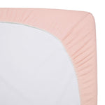 American Baby Company 2 Pack 100% Natural Cotton Fitted Crib Sheets 52" x 28" - Soft, Breathable, Hypoallergenic & Gentle Toddler Bed Sheets, Pink Stars and Blush, Neutral for Boys & Girls
