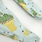 HonestBaby Sleep & Play Footed One-Piece Pajama Sleeper 100% Organic Cotton, Baby Boys, Dino Delight