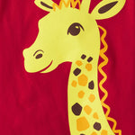 The Children's Place Baby Boy's and Toddler Animal Short Sleeve Graphic T-Shirts,Multipacks, Tiger/Girafe/Shark/Alligator 4-Pack